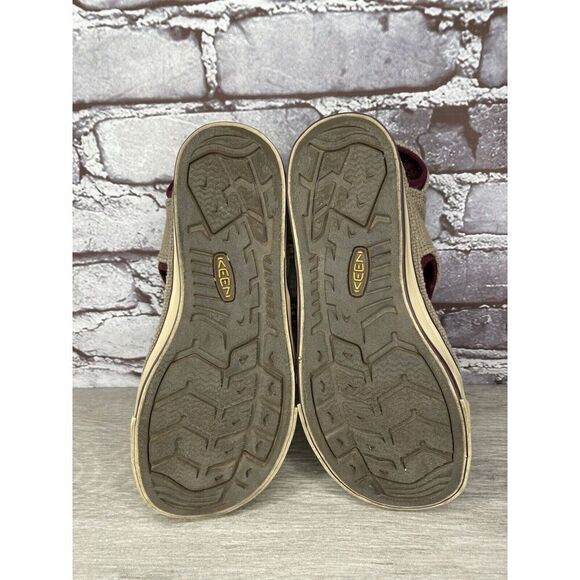 KEEN Coronado Vulcanized Taupe Canvas Fabric Fisherman Sandals Women 8M US/38.5 - Picture 7 of 16